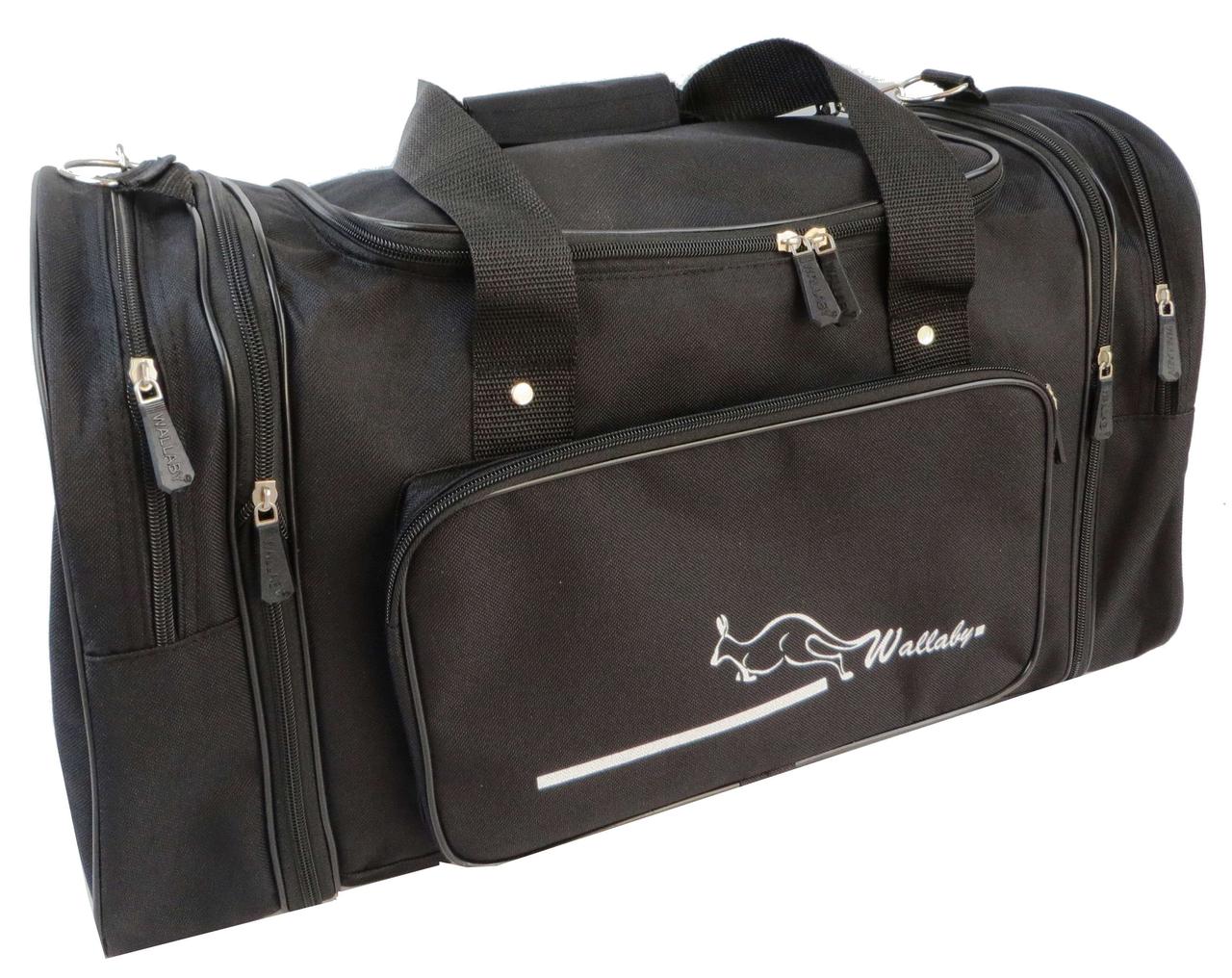 Дорожня сумка з розширенням Wallaby 40 л чорна