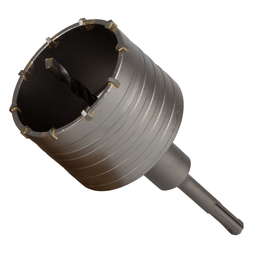 Коронка по бетону Ø80×70мм 10 зубцов + хвостовик 110мм SDS-plus GRAD (1514405)