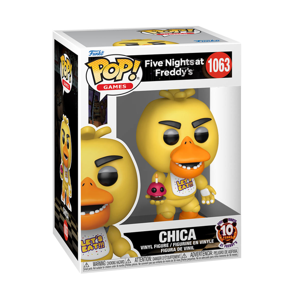 Ігрова фігурка FUNKO POP! серії "5 ночей у Фредді" - ЧІКА З МІСТЕРОМ КЕКСОМ