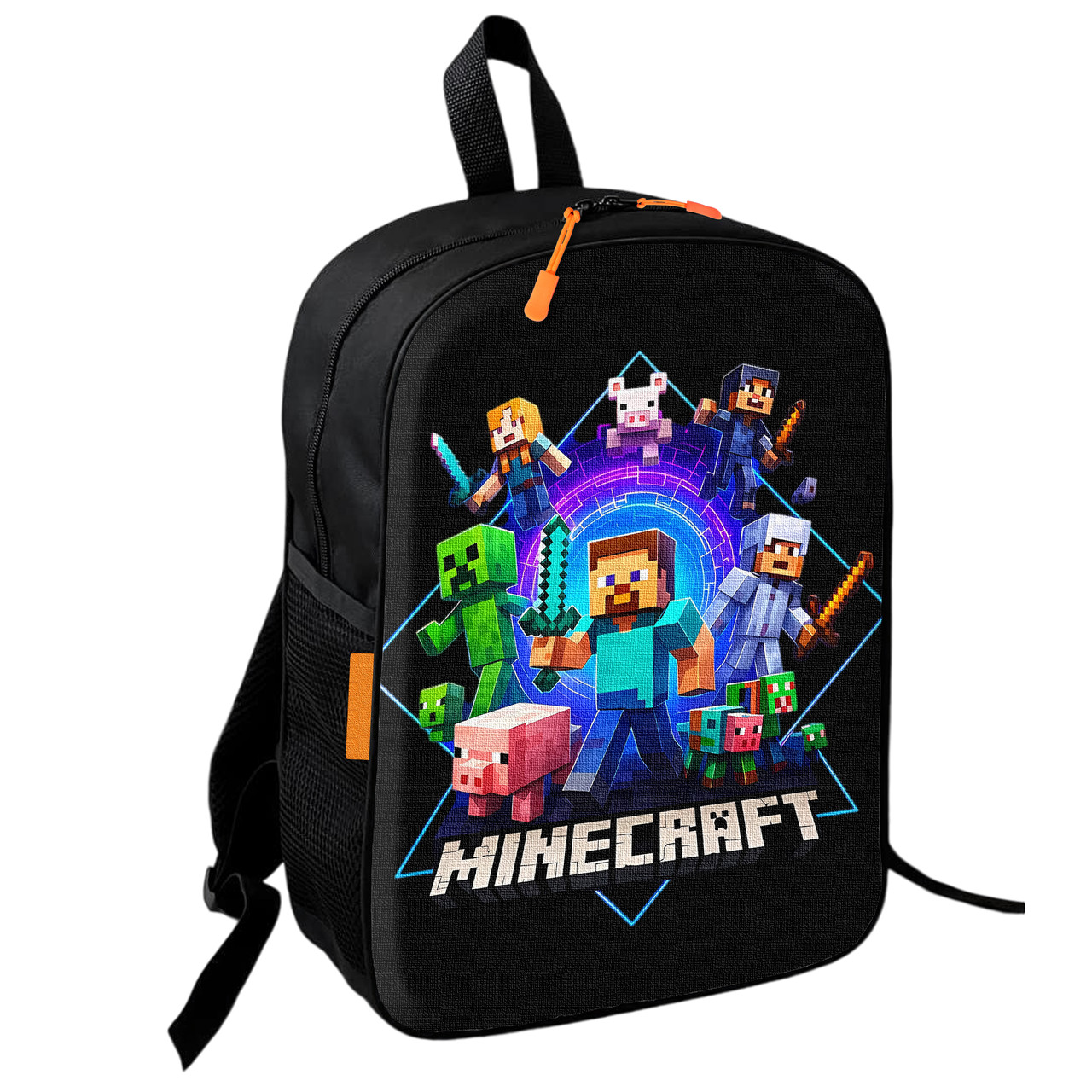 Рюкзак шкільний дитячий Minecraft 36х27 см підлітковий для хлопчика, дівчинки (4031)