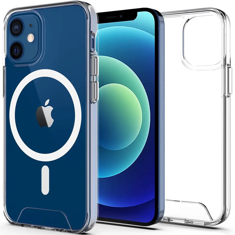 Чохол TPU Space Case with Magnetic Fit для Apple iPhone 11 (6.1") Прозорий