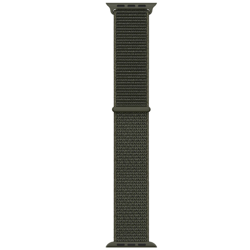 Ремінець Nylon для Apple Watch 38/40/41/42mm(ser.10) Зелений / Cargo Khaki