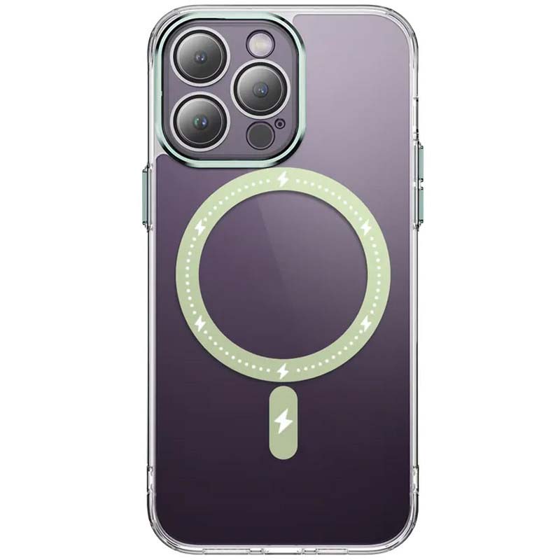 Чохол TPU+PC Colorful with Magnetic Fit для Apple iPhone 13 Pro (6.1") Green