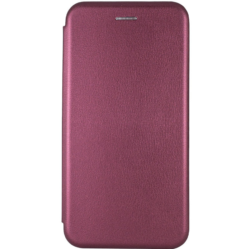 Шкіряний чохол-книжка Classy для Xiaomi Redmi 9 Бордовий