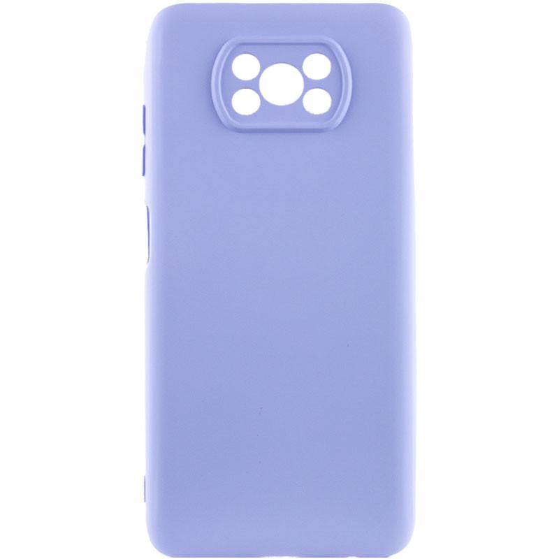 Чохол Silicone Cover Lakshmi Full Camera (AAA) для Xiaomi Poco X3 NFC / Poco X3 Pro Бузковий / Dasheen