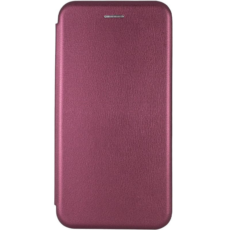 Шкіряний чохол-книжка Classy для Realme C33 Бордовий