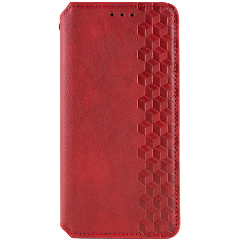 Шкіряний чохол-книжка GETMAN Cubic (PU) для Samsung Galaxy A14 4G/5G Червоний