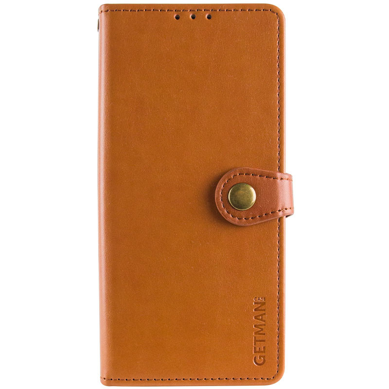 Шкіряний чохол-книжка GETMAN Gallant (PU) для Samsung Galaxy S24+ Коричневий