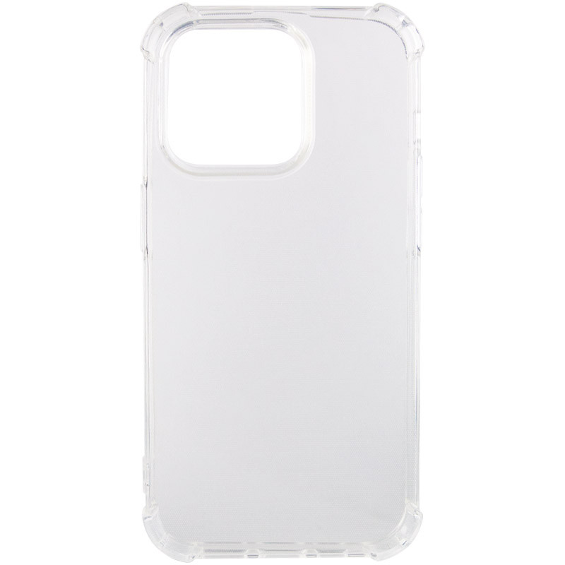 TPU чохол GETMAN Ease logo посилені кути для Apple iPhone 15 Pro Max (6.7") Безбарвний (прозорий)