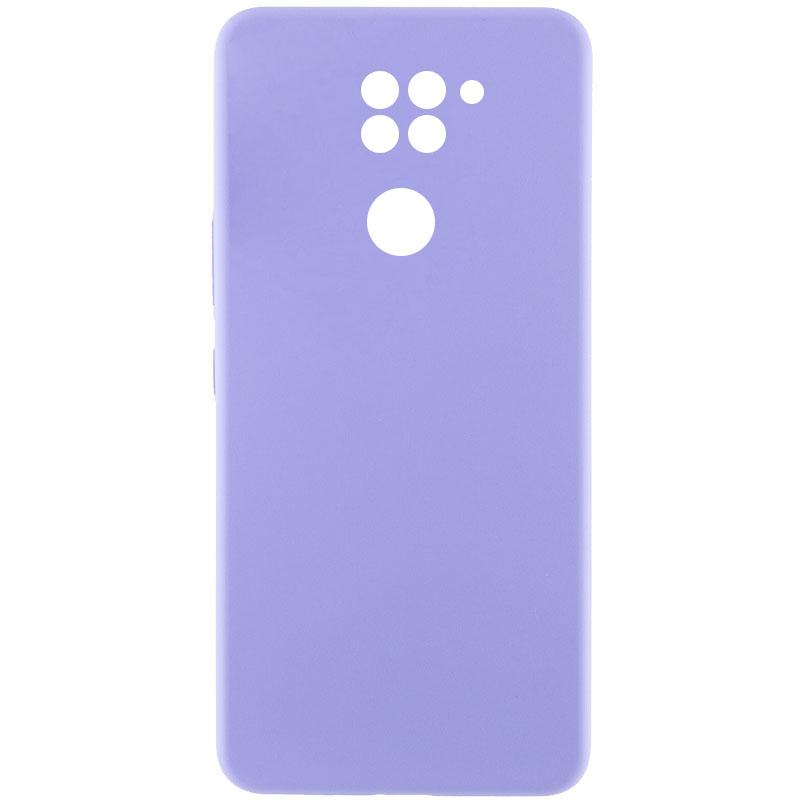 Чохол Silicone Cover Lakshmi Full Camera (AAA) для Xiaomi Redmi Note 9 / Redmi 10X Бузковий / Dasheen