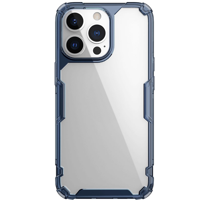 TPU чохол Nillkin Nature Pro Series для Apple iPhone 13 Pro (6.1") Синій (прозорий)