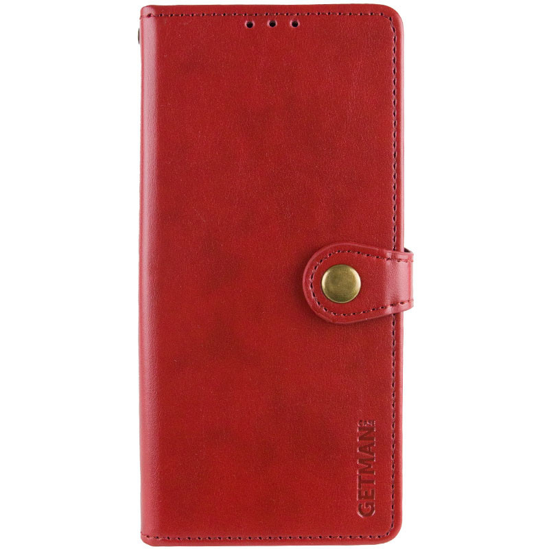 Шкіряний чохол-книжка GETMAN Gallant (PU) для Samsung Galaxy S24 Ultra Червоний