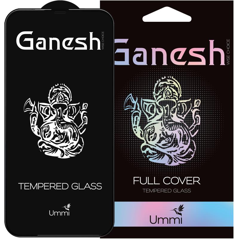 Захисне скло Ganesh (Full Cover) для Apple iPhone 11 / XR (6.1") Чорний