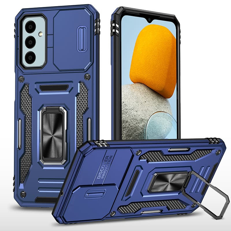 Ударостійкий чохол Camshield Army Ring для Samsung Galaxy M23 5G / M13 4G Синій / Navy