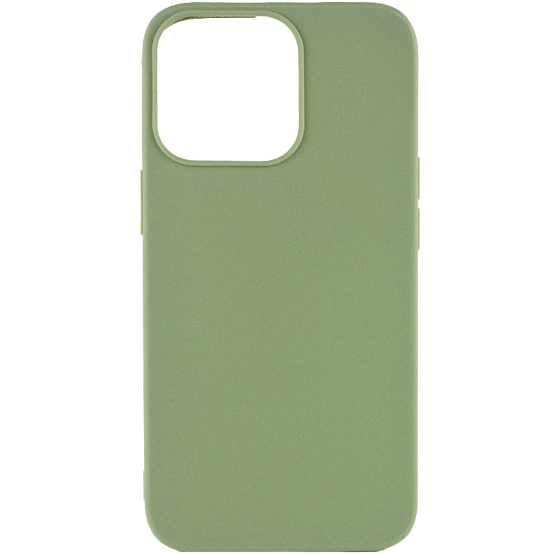 Силіконовий чохол Candy для Apple iPhone 14 Pro Max (6.7") Фісташковий