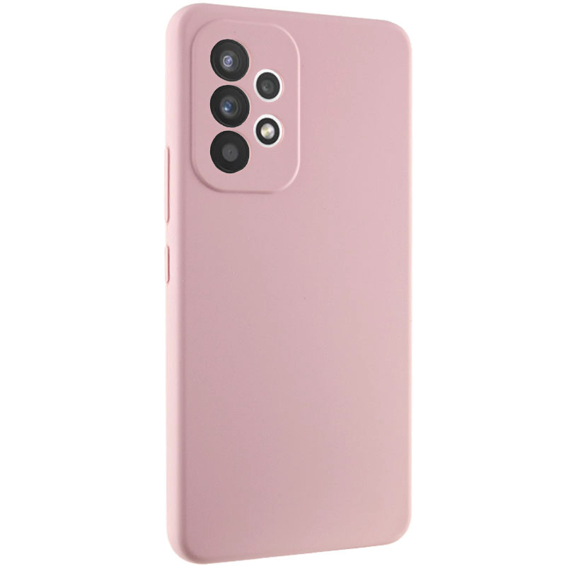 Чохол Silicone Cover Lakshmi Full Camera (AAA) для Samsung Galaxy A33 5G Рожевий / Pink Sand