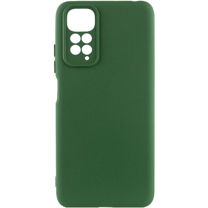Чохол Silicone Cover Lakshmi Full Camera (AAA) для Xiaomi Redmi Note 11 (Global) / Note 11S Зелений / Cyprus Green