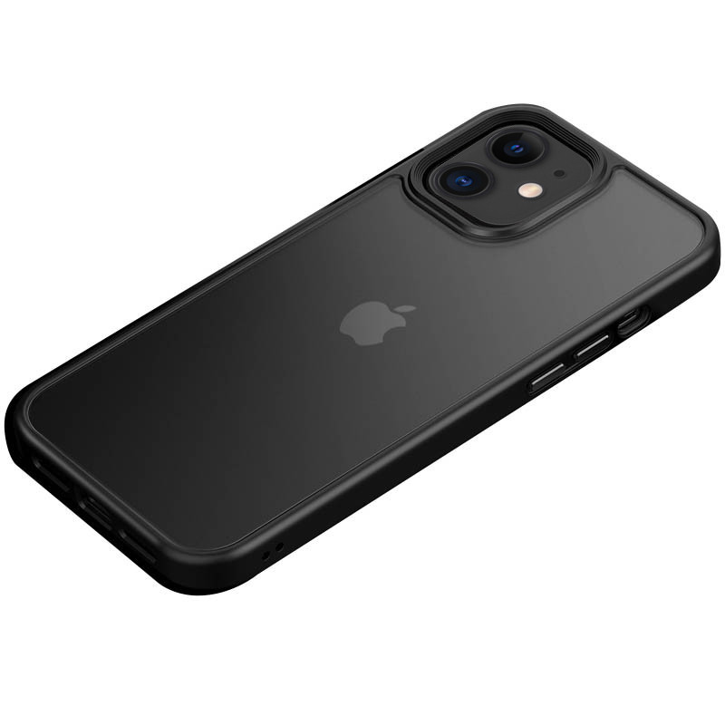 TPU+PC чохол Metal Buttons для Apple iPhone 11 (6.1") Чорний / Black