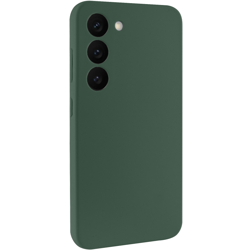 Чохол Silicone Cover Lakshmi Full Camera (AAA) для Samsung Galaxy S23 Зелений / Cyprus Green