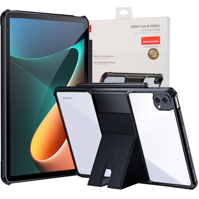 TPU+PC чохол Xundd Stand c посиленими кутами для Xiaomi Pad 6 / Pad 6 Pro (11") Чорний