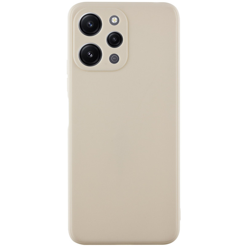 Силіконовий чохол Candy Full Camera для Xiaomi Redmi 12 Бежевий / Antique White