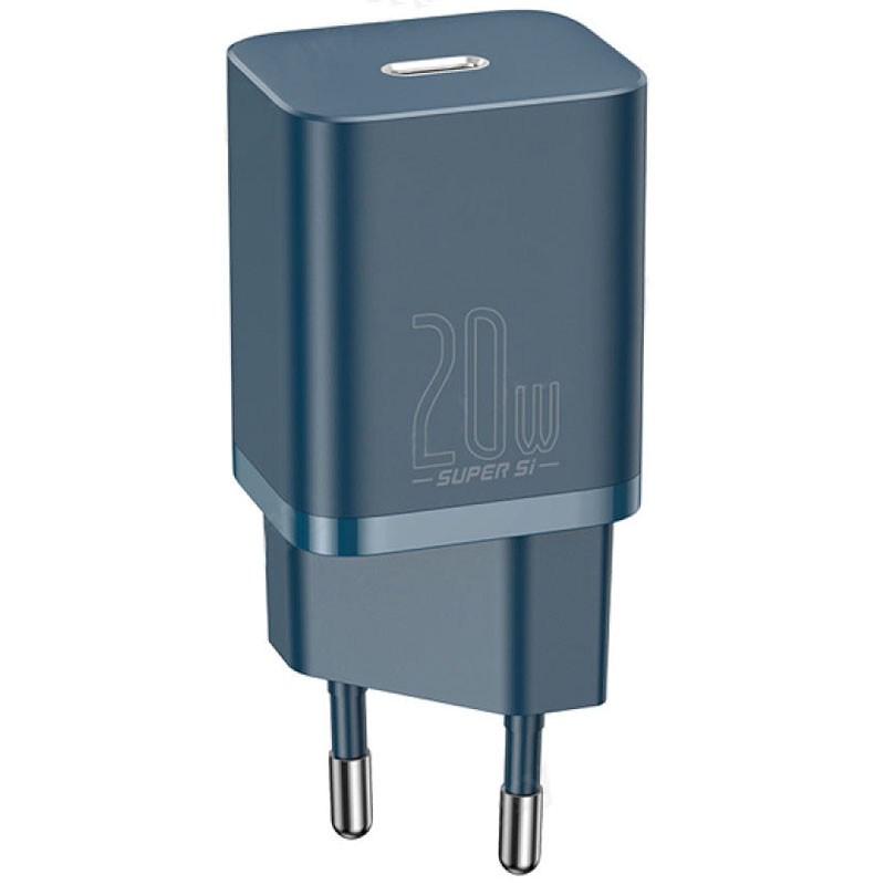 МЗП Baseus Super Si Quick Charger PD20W (1USB-C) (CCSUP-B) Синій