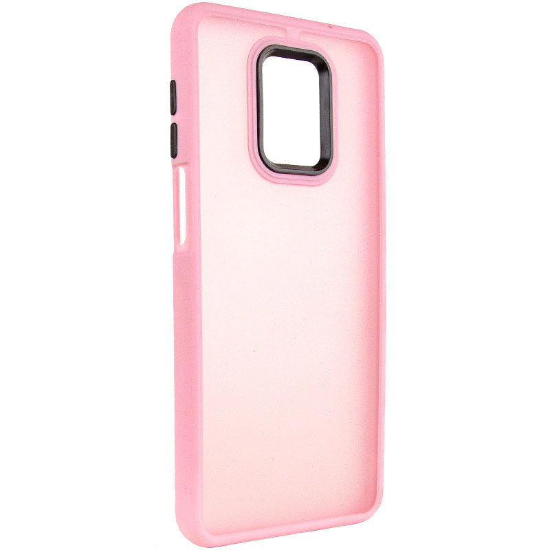 Чохол TPU+PC Lyon Frosted для Xiaomi Redmi Note 9s / Note 9 Pro / Note 9 Pro Max Pink