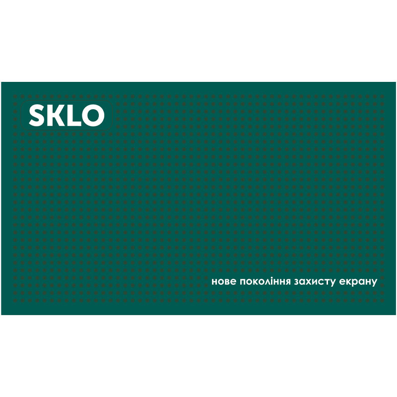 Антиковзаючий килимок SKLO для поклейки захисту екрану смартфонів (22x13 см) Зелений