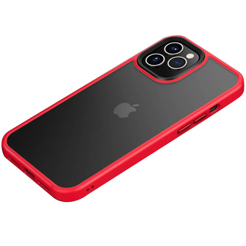 TPU+PC чохол Metal Buttons для Apple iPhone 11 Pro Max (6.5") Червоний / Red