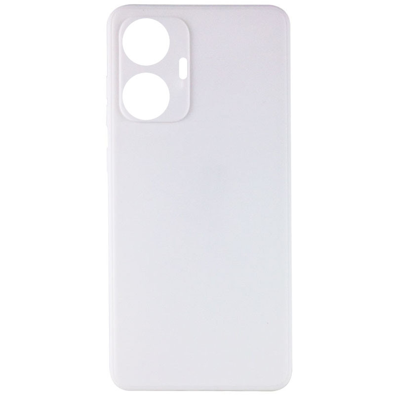 Силіконовий чохол Candy Full Camera для Realme C55 Білий / White