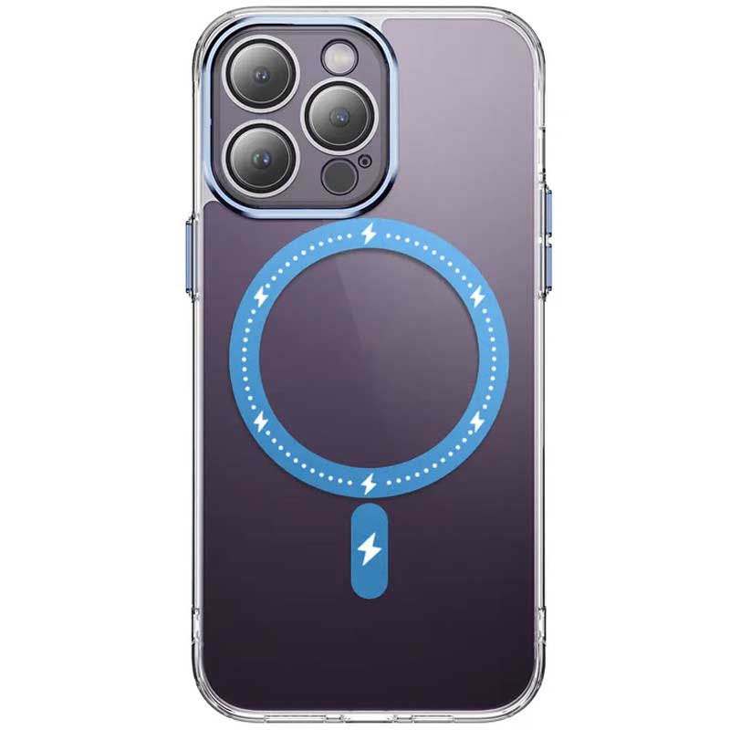 Чохол TPU+PC Colorful with Magnetic Fit для Apple iPhone 13 Pro Max (6.7") Blue