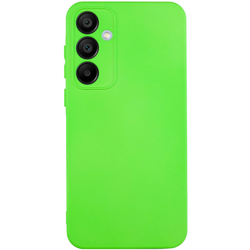 Чохол Silicone Cover Lakshmi Full Camera (A) для Samsung Galaxy M34 5G Салатовий / Neon Green