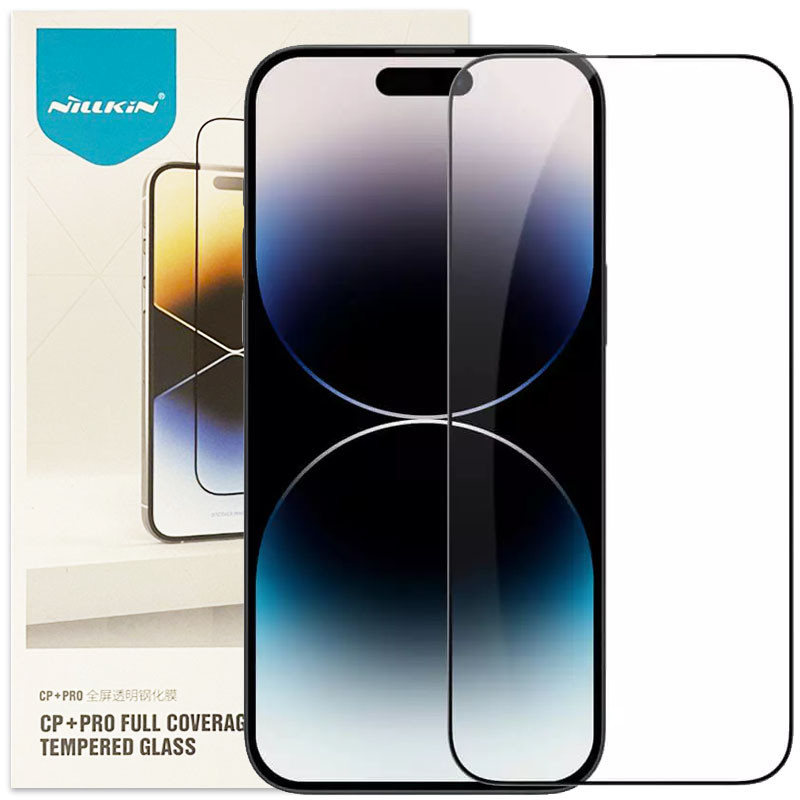 Захисне скло Nillkin (CP+PRO) для Apple iPhone 15 / 16 (6.1") Чорний