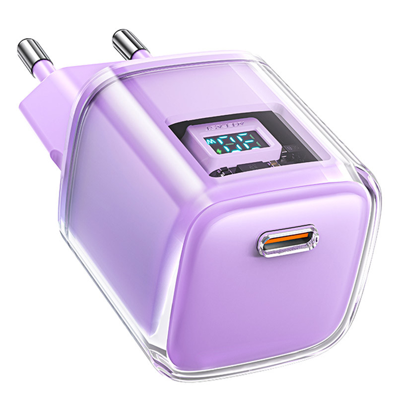 МЗП Acefast A53 GaN Sparkling series PD30W (1USB-C) Alfalfa purple