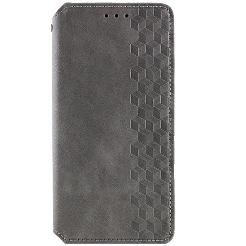 Шкіряний чохол-книжка GETMAN Cubic (PU) для Oppo A58 4G Сірий