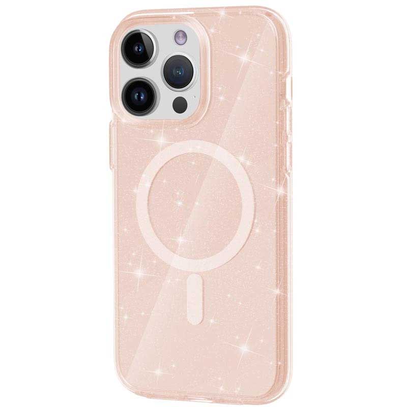 Чохол TPU Galaxy Sparkle Magnetic Fit для Apple iPhone 12 Pro Max (6.7") Gold+Glitter