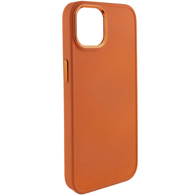 TPU чохол Bonbon Metal Style для Apple iPhone 12 Pro Max (6.7") Помаранчевий / Papaya