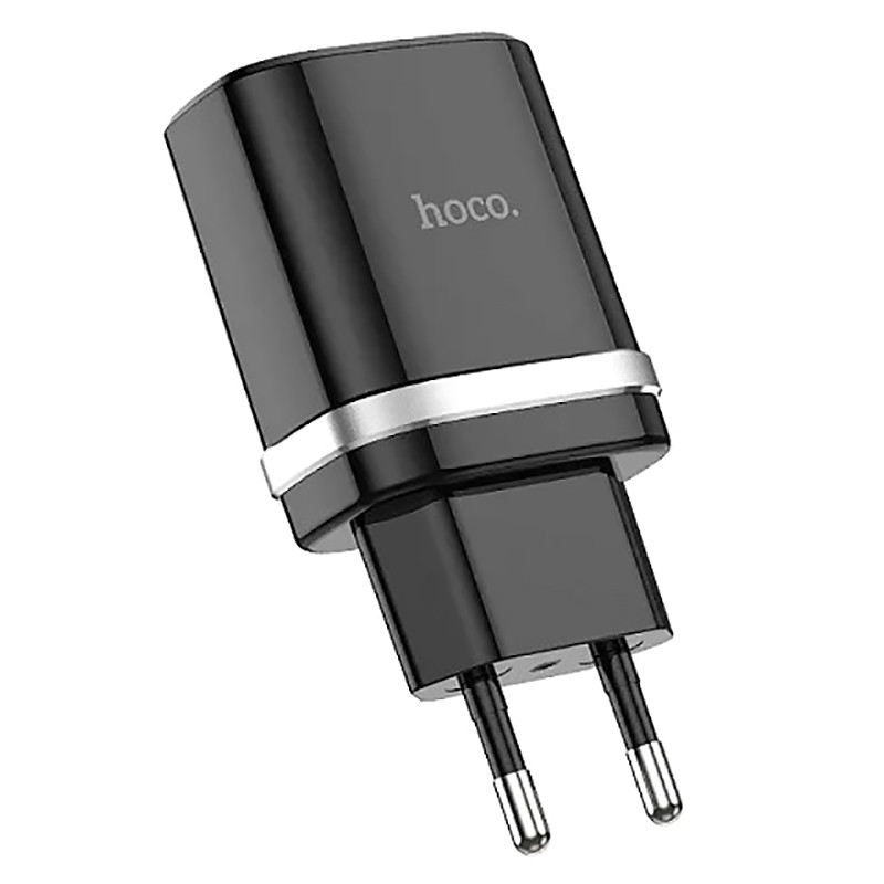 МЗП Hoco C12Q Smart QC3.0 3A (1USB-A) Чорний