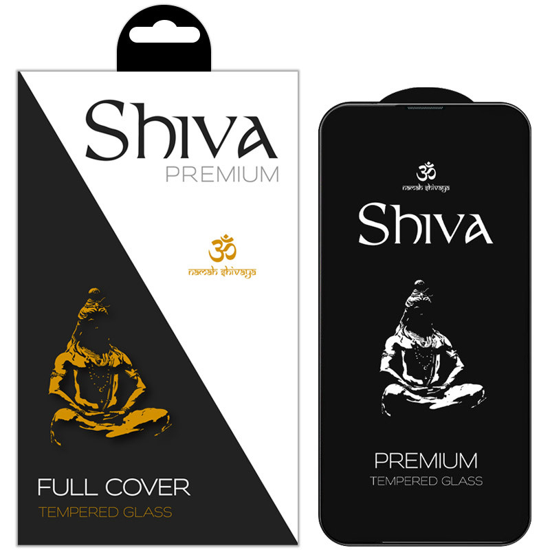 Захисне скло Shiva (Full Cover) для Apple iPhone 13 Pro Max / 14 Plus (6.7") Чорний