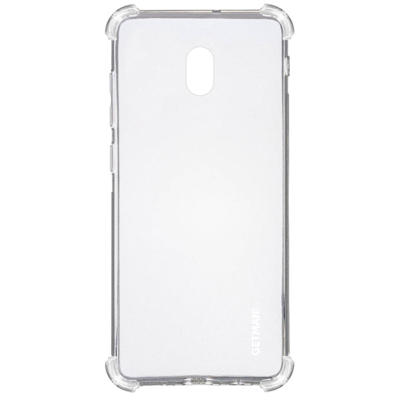 TPU чохол GETMAN Ease logo посилені кути для Xiaomi Redmi 8a Безбарвний (прозорий)