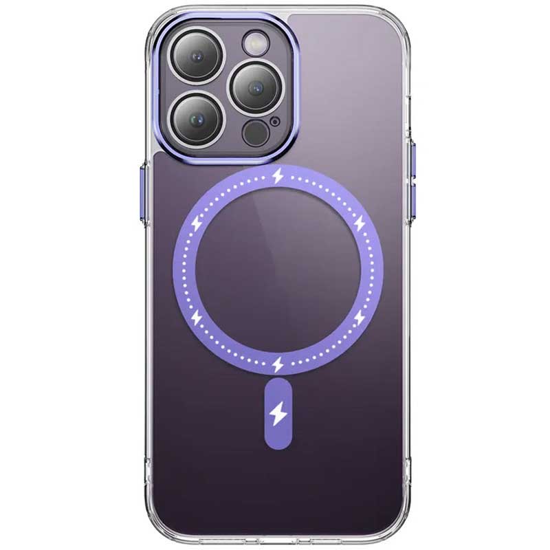 Чохол TPU+PC Colorful with Magnetic Fit для Apple iPhone 12 Pro (6.1") Purple