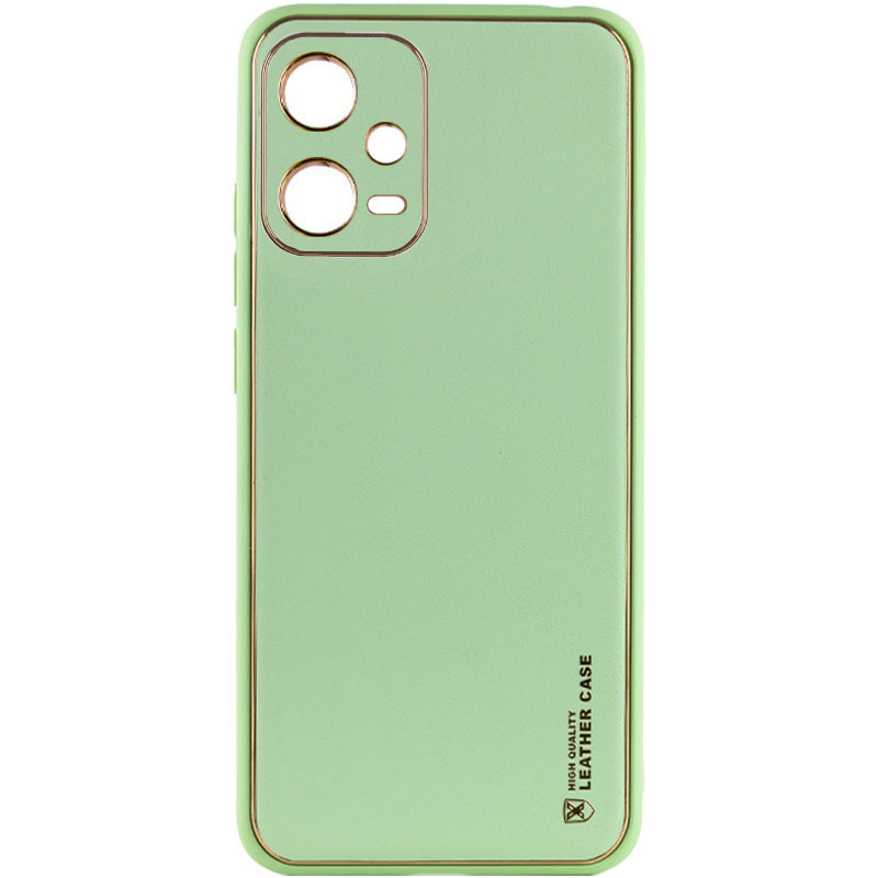 Шкіряний чохол Xshield для Xiaomi Poco X5 5G / Redmi Note 12 5G Зелений / Pistachio