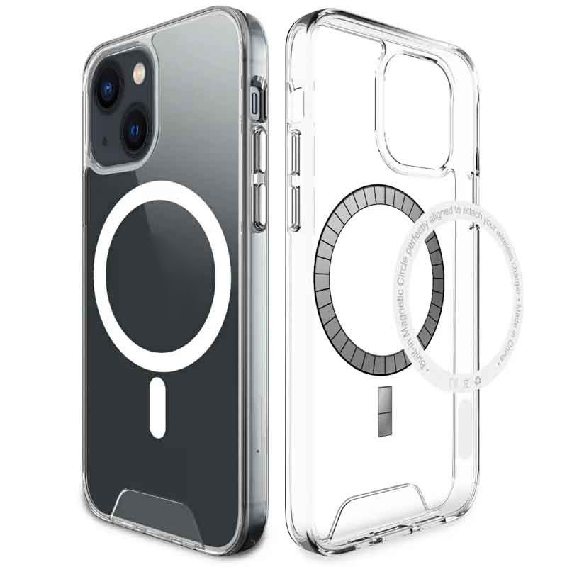 Чохол TPU Space Case with Magnetic Fit для Apple iPhone 13 mini (5.4") Прозорий