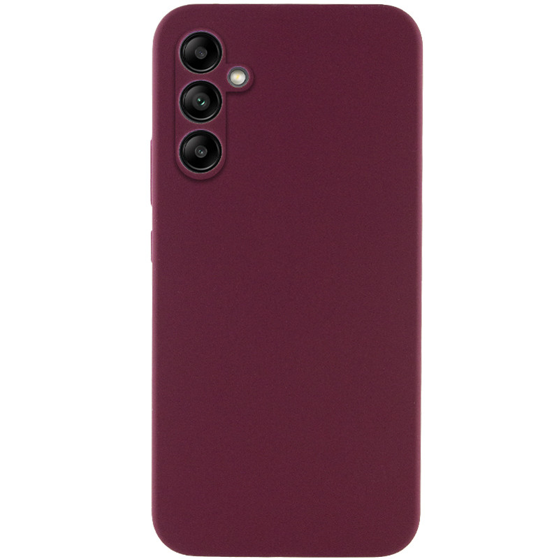 Чохол Silicone Cover Lakshmi Full Camera (AAA) для Samsung Galaxy A54 5G Бордовий / Plum