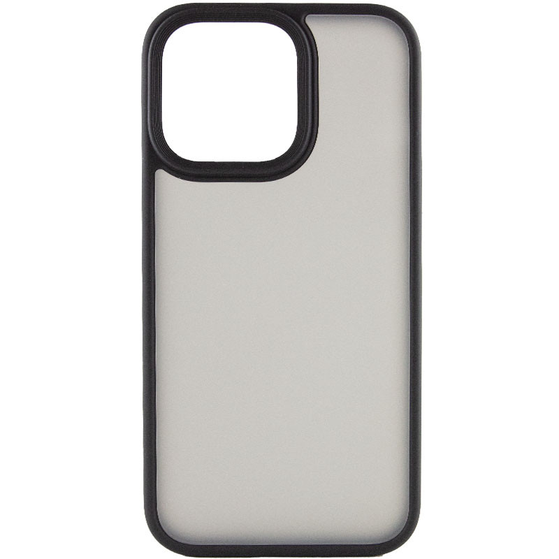TPU+PC чохол Metal Buttons для Apple iPhone 13 Pro (6.1") Чорний / Black
