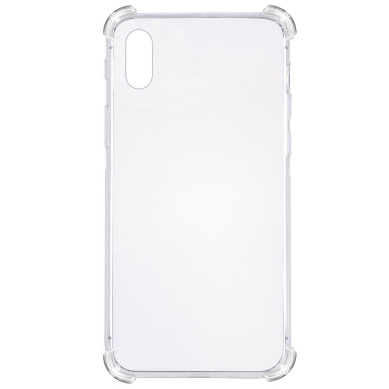 TPU чохол GETMAN Ease logo посилені кути для Apple iPhone XR (6.1") Безбарвний (прозорий)