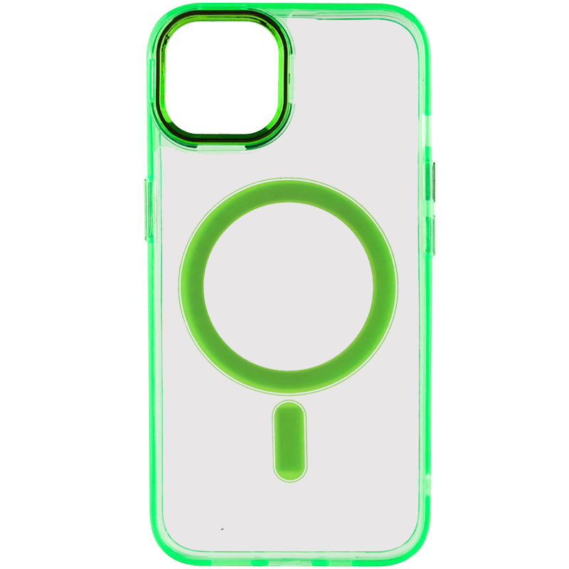 Чохол TPU Iris with Magnetic Fit для Apple iPhone 12 Pro Max (6.7") Салатовий