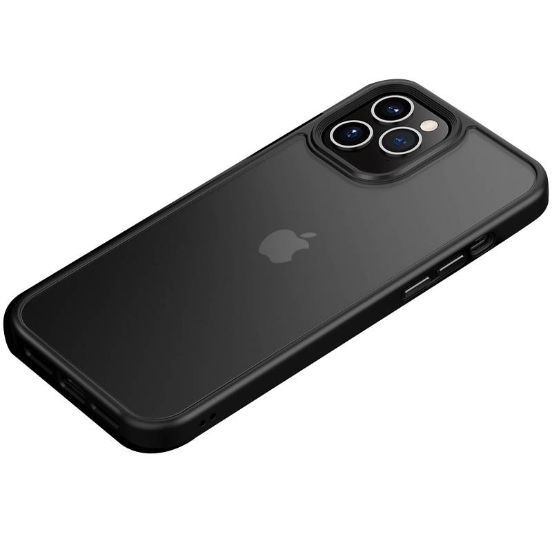 TPU+PC чохол Metal Buttons для Apple iPhone 11 Pro (5.8") Чорний / Black