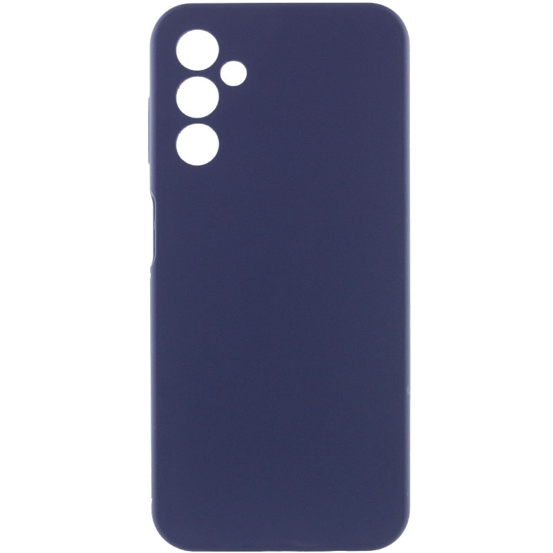 Чохол Silicone Cover Lakshmi Full Camera (AAA) для Samsung Galaxy A24 4G Темно-синій / Midnight blue