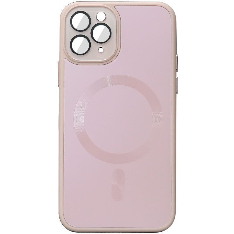 Чохол TPU+Glass Sapphire Midnight with Magnetic Fit для Apple iPhone 14 Pro (6.1") Рожевий / Pink Sand